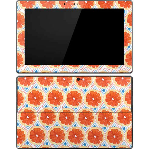 Bouffants and Broken Hearts Citrus Geo Surface Pro Tablet Skin